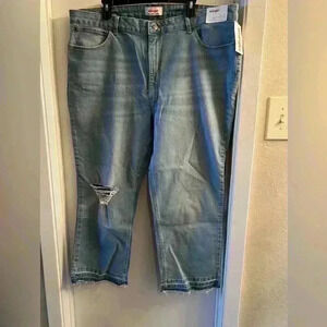 Wranglers Jeans High rise true straight crop Plus size 22W